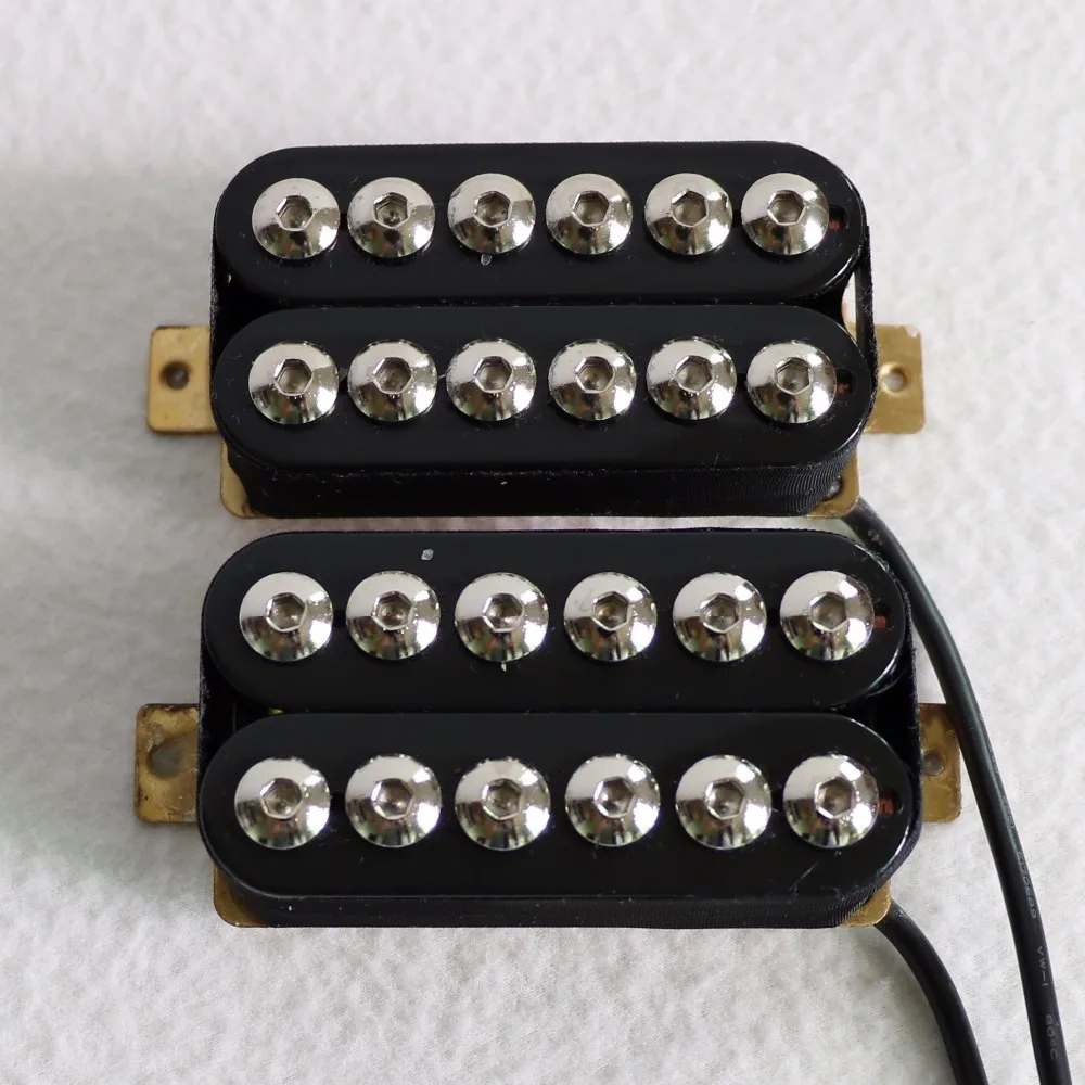 Donlis With Demo Large Hex Pole Black Humbuck Guitar Pickup Great For Punk And Heavy Metal Music