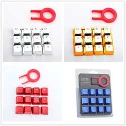 Keyboard Key Cap Set FPS MOBA Gaming Keycaps For Cherry MX Mechanical Keyboard WASD Buttons with Key Puller Bi-color Keycaps Kit