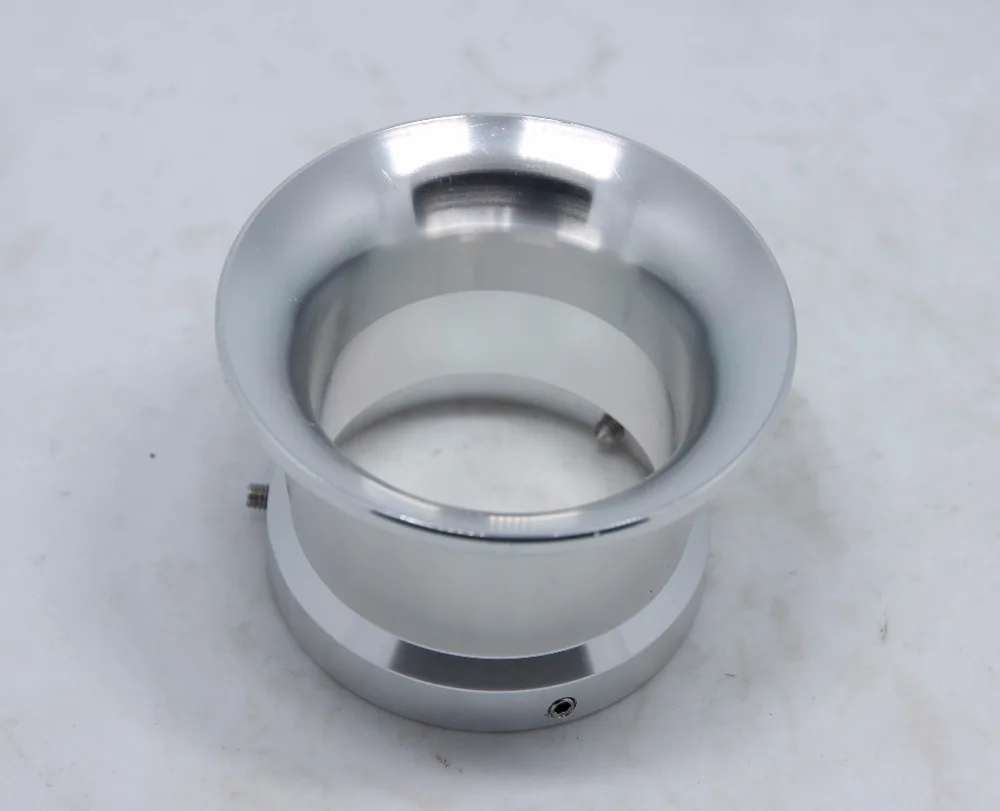 

55MM CNC Air Trumpet Silver for Keihin PWK 32 34 Carburetor