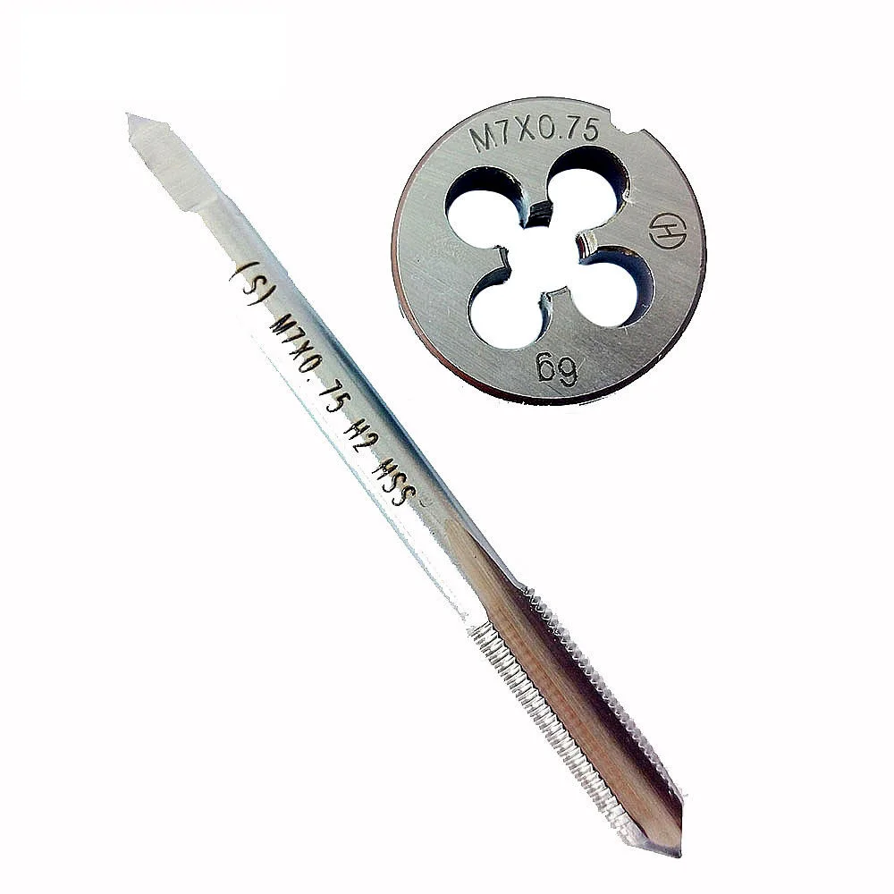 1 Bộ 4-40 Vòi + 1 Cái Chết CNC Công Cụ Cắt Phép Đồng Phôi Khoan Dạng HSS