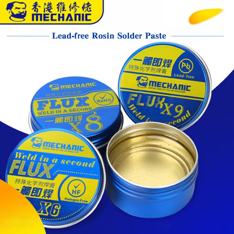 MECHANIC Rosin Solder Paste Flux Environmental Soldering Paste For PCB BGA SMD Welding Fluxes Rework Repair Tool