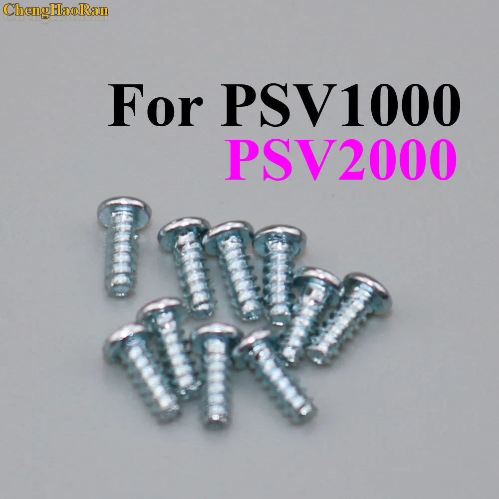 ChengHaoRan 10pcs Screws Set Replacement for PS Vita 1000 2000 Game Console for PSV1000 PSV2000