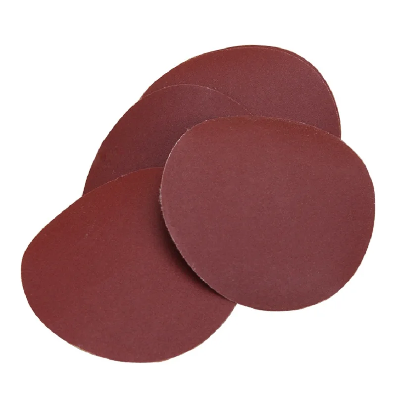 New 100PC 5" Flocking sandpaper sheet  Sanding Paper Discs Sheet Hook for Sander