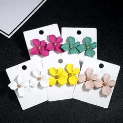 Koreanische Nette Kleine blume Stud Ohrringe Für frauen frische und süße Erklärung Ohrring Mädchen 2019 Mode Schmuck