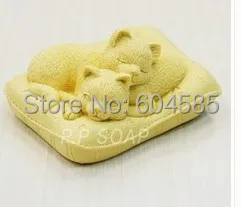 

Handmade soap mold/silicone mold/candle die/soap mold/silica gel soap die cat