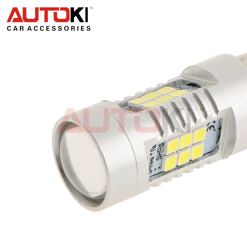 Free Shipping 2PCS 1157 BAY15D Auto Car LED High Power Daytime Running Lights 21SMD 10.5W LED Bulb For DRL 850LM 6000K White