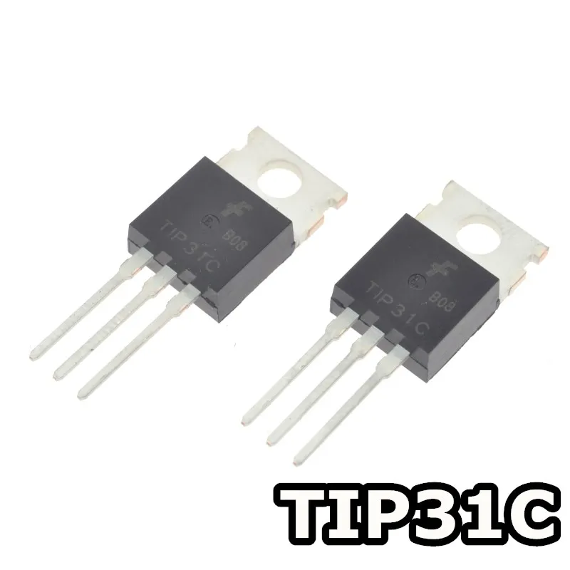 10PCS TIP31C TIP32C 100Vdc TO220 TIP31 TO-220 new and original IC  POWER TRANSISTORS COMPLEMENTARY SILICON