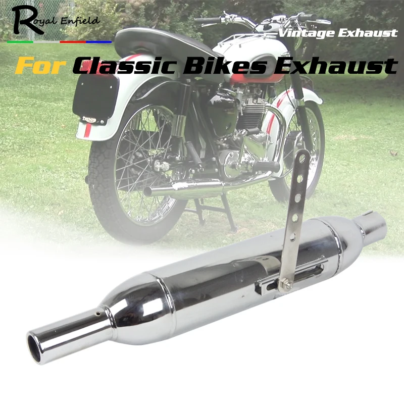 36mm 40mm Classic Motorcycle Motorbike Vintage Exhaust Retro Electroplating Paint Escape Moto For Yamaha XS400 XJR1300 CB40