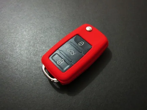 

RED Remote Key Protection Case for VW Golf Jetta Polo Passat