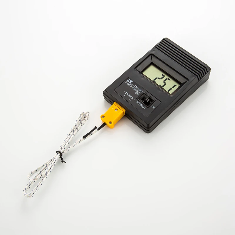 TM-902C Digital LCD tm902c K Type Thermometer Single Input + Thermocouple Probe