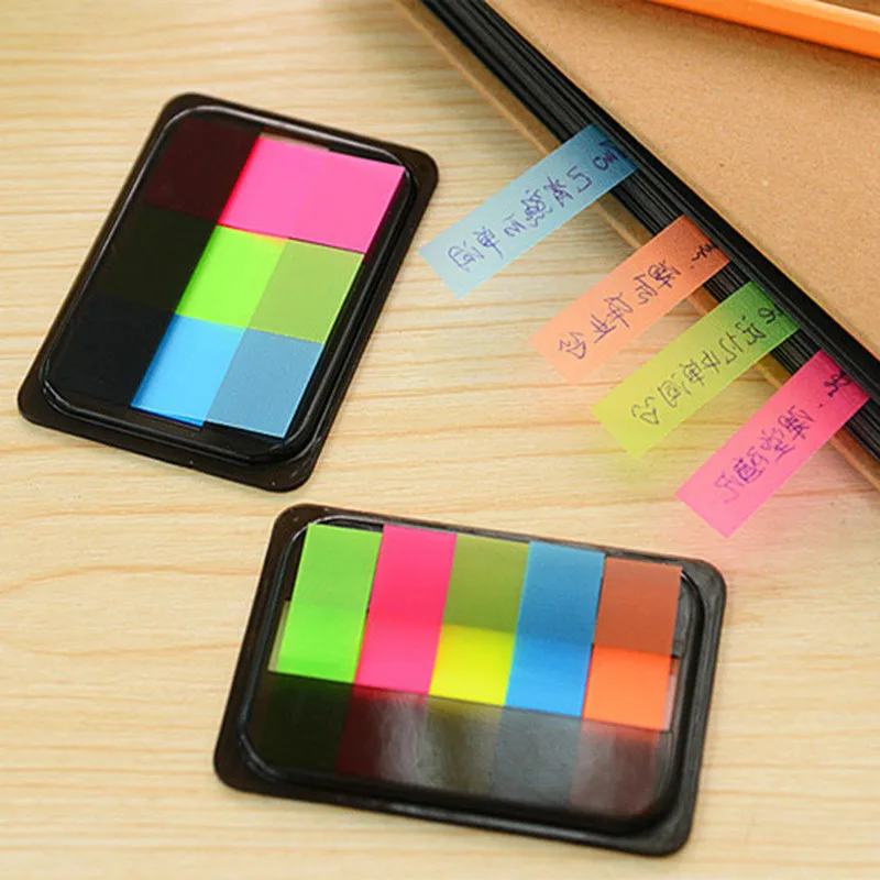 memo pad pvc Korea draw type box can tear convenient sticker color note this instruction tag Writing Pads School Supplies