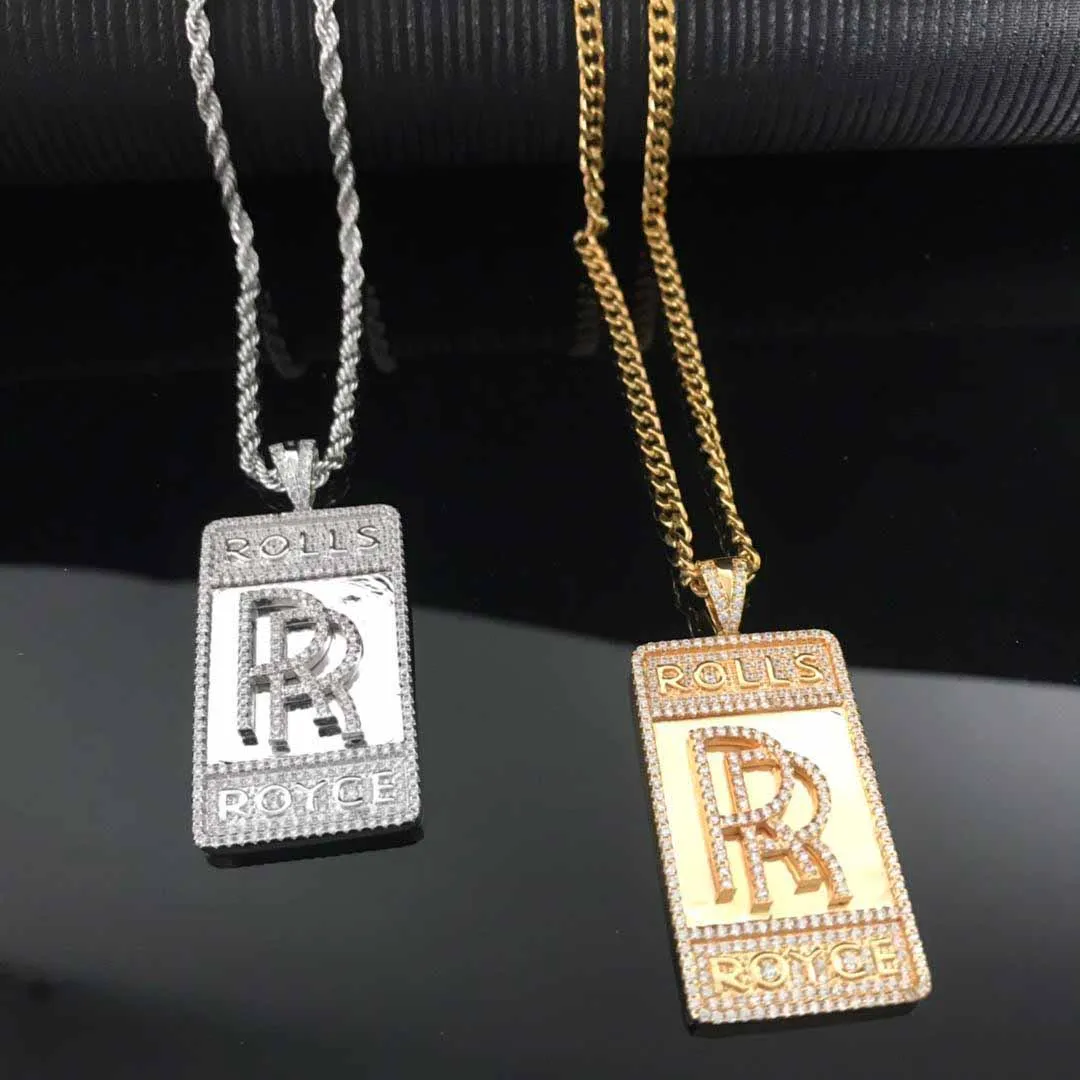 Popular designing iced out Rolls pendant