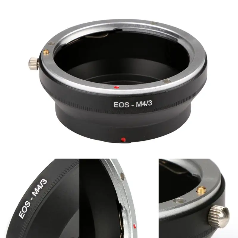 For EOS-M4/3 Canon EOS EF Mount Lens To Micro 4/3 Adapter Ring Olympus M43 E-P1/E-P2/E-PL1 and Panasonnic G1/G2/GF1/GH1/GH2