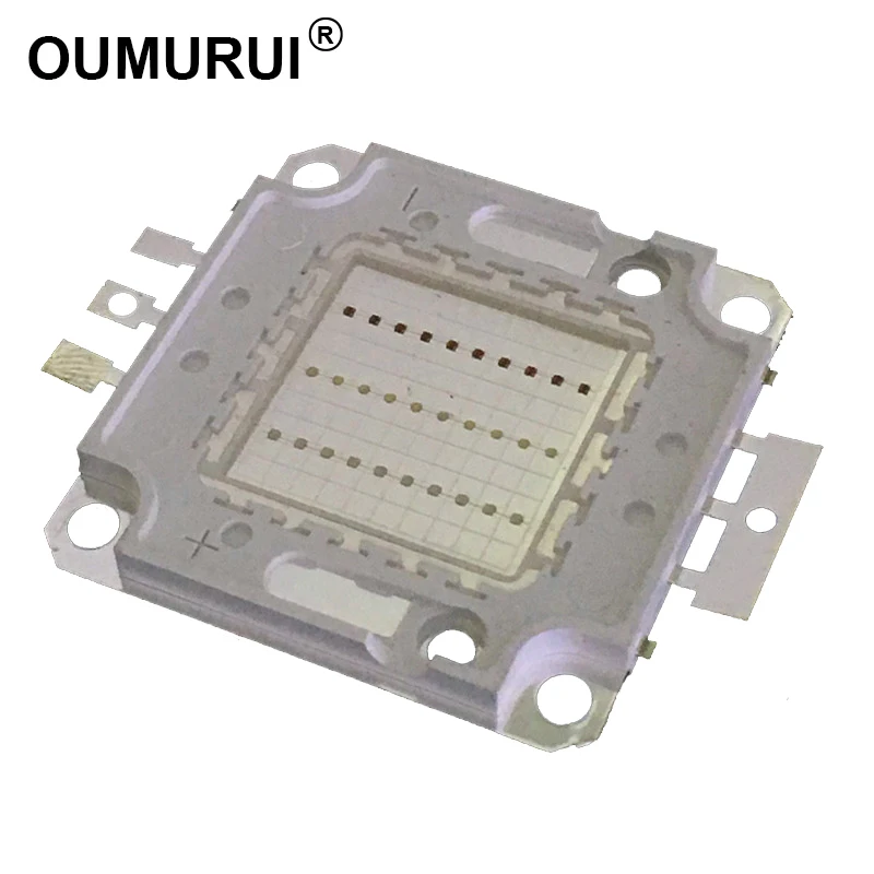 LED COB CHIP 10W/20W/30W/50W/100W LED RGB High Power Lamp stage light Red Green Blue light Chips 10pcs