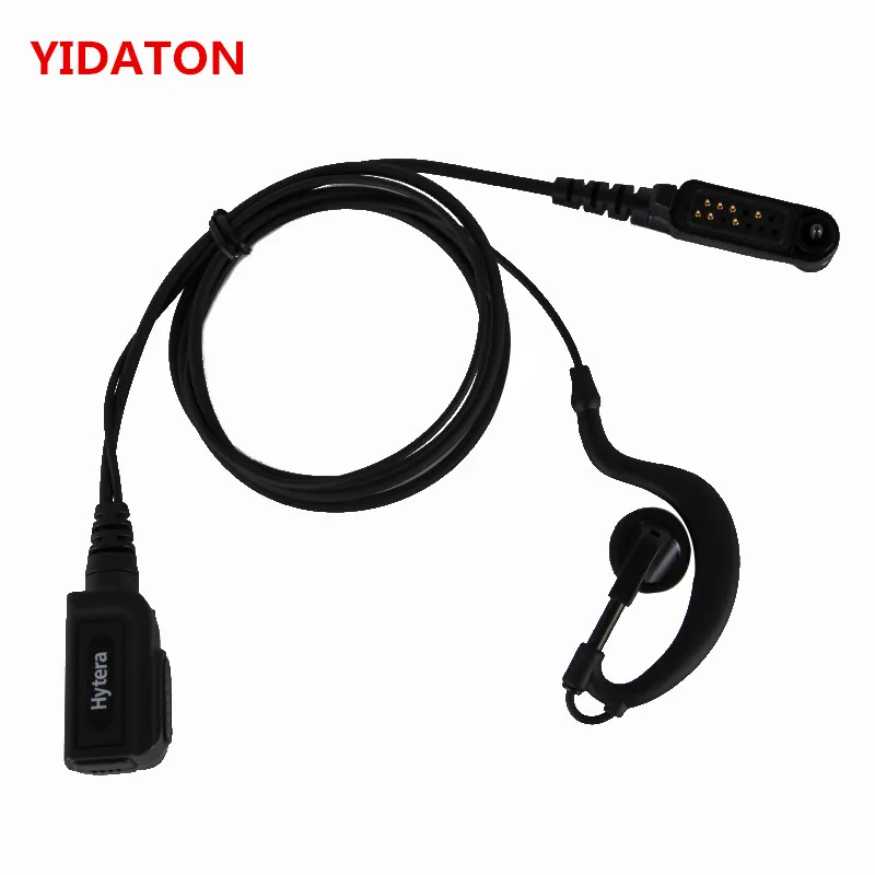 Walkie Talkie Earhook Mic Earpiece Headset for HYT Hytera PD600 PD602 PD605 PD662 PD665 PD680 PD682 PD685 X1p X1e Two Way Radio