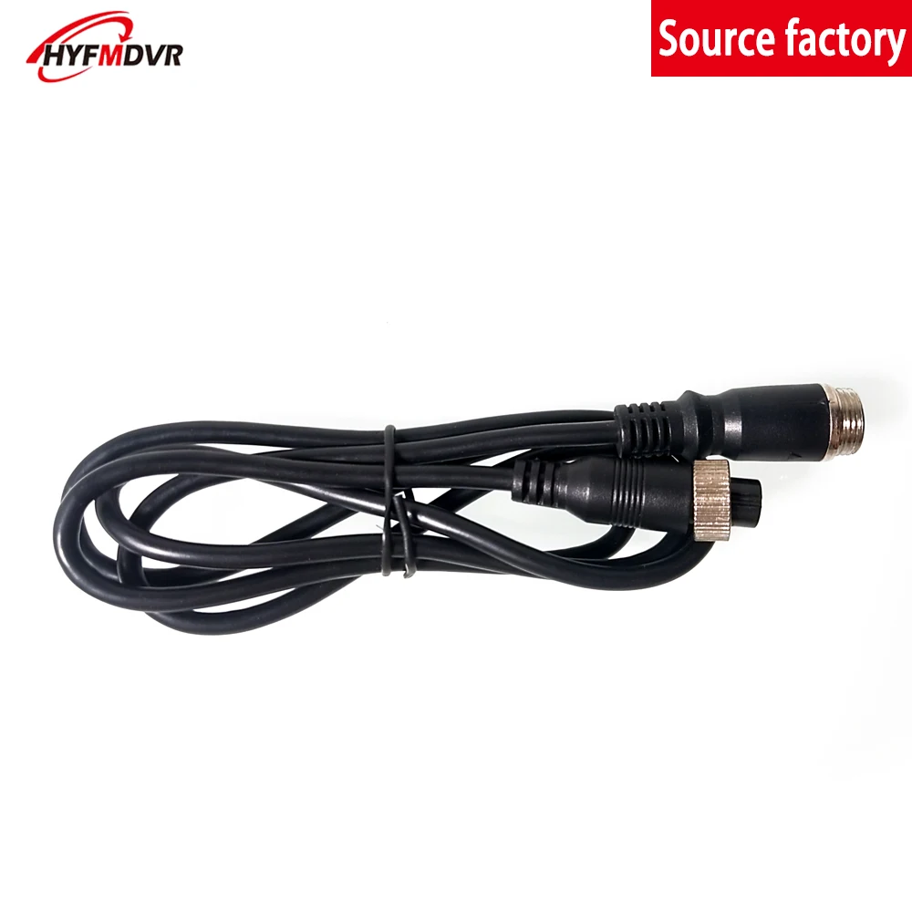 Source factory wholesale truck reversing video audio and video extension wire aviation head pure copper shield waterproof