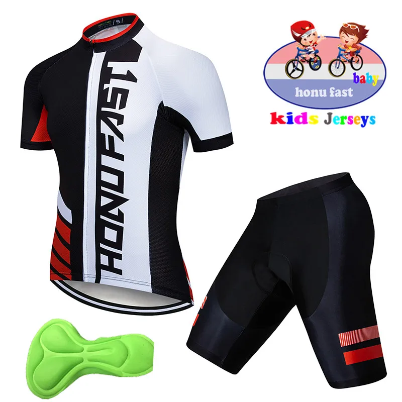 2026 Kids Cycling Jersey Sets Short Sleeve Jerseys Kid\'s Bike Shorts Outdoor Road Boys MTB Cycling Clothing Cycling Kit