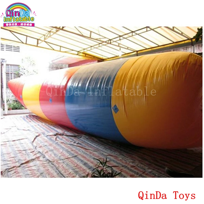 Foldable Floating Blob Inflatable Air Bag With Free Pump,0.9mm Pvc Inflatable Water Pillow For Jumping