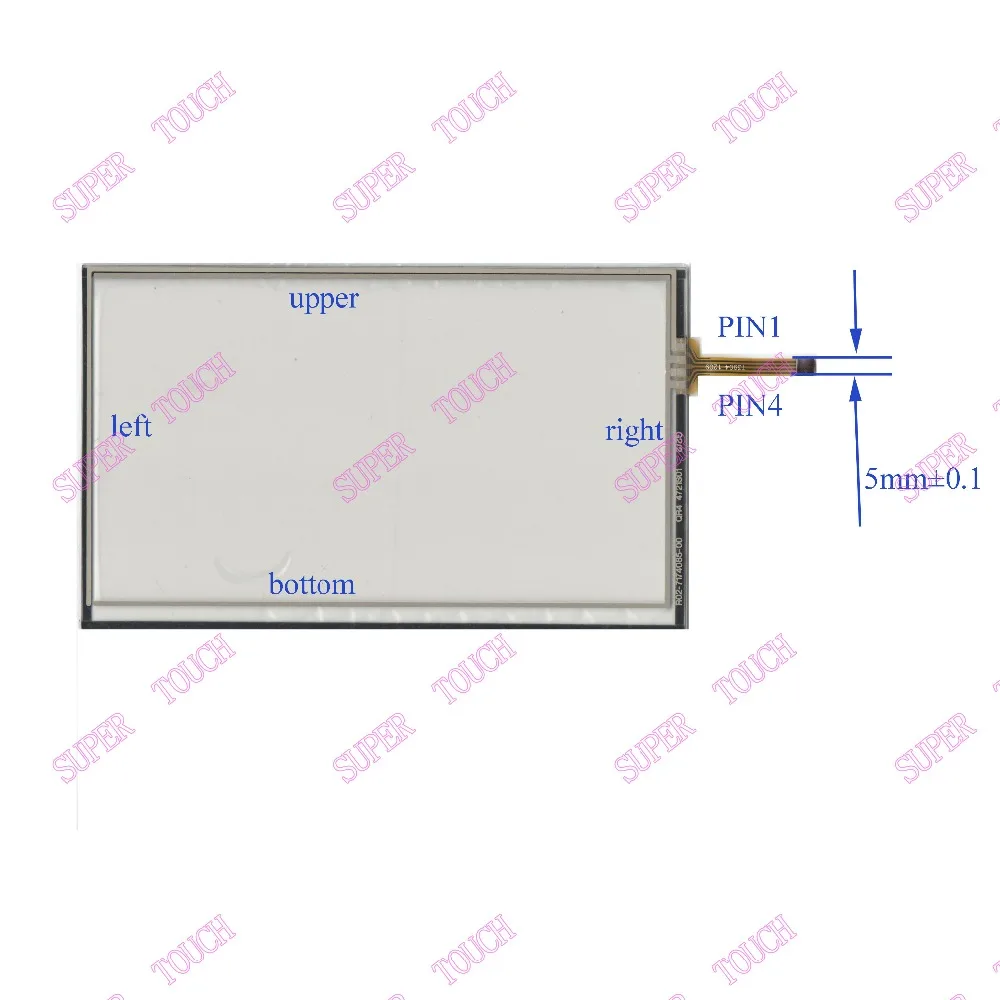 ZhiYuSun 7174085 165mm*99mm7inch for GPS Cartouch screen sensor free shipping 165*99 for AT070TN90 AT070TN92display touch glass