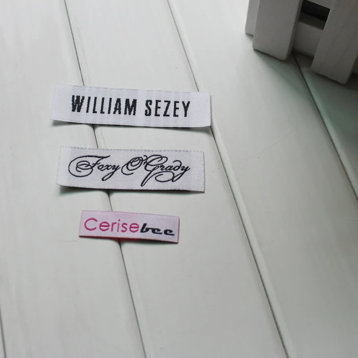 

Тканые этикетки-наклейки для одежды, 2000 штук в комплекте