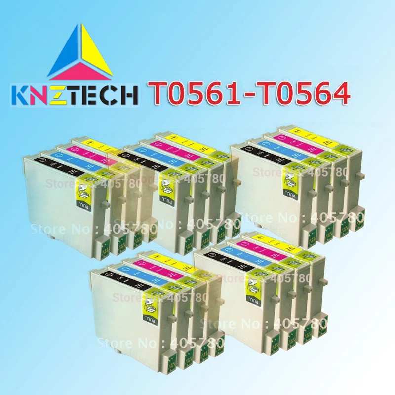 20pcs T0561-T0564 ink cartridge compatible for RX430/R250/RX530