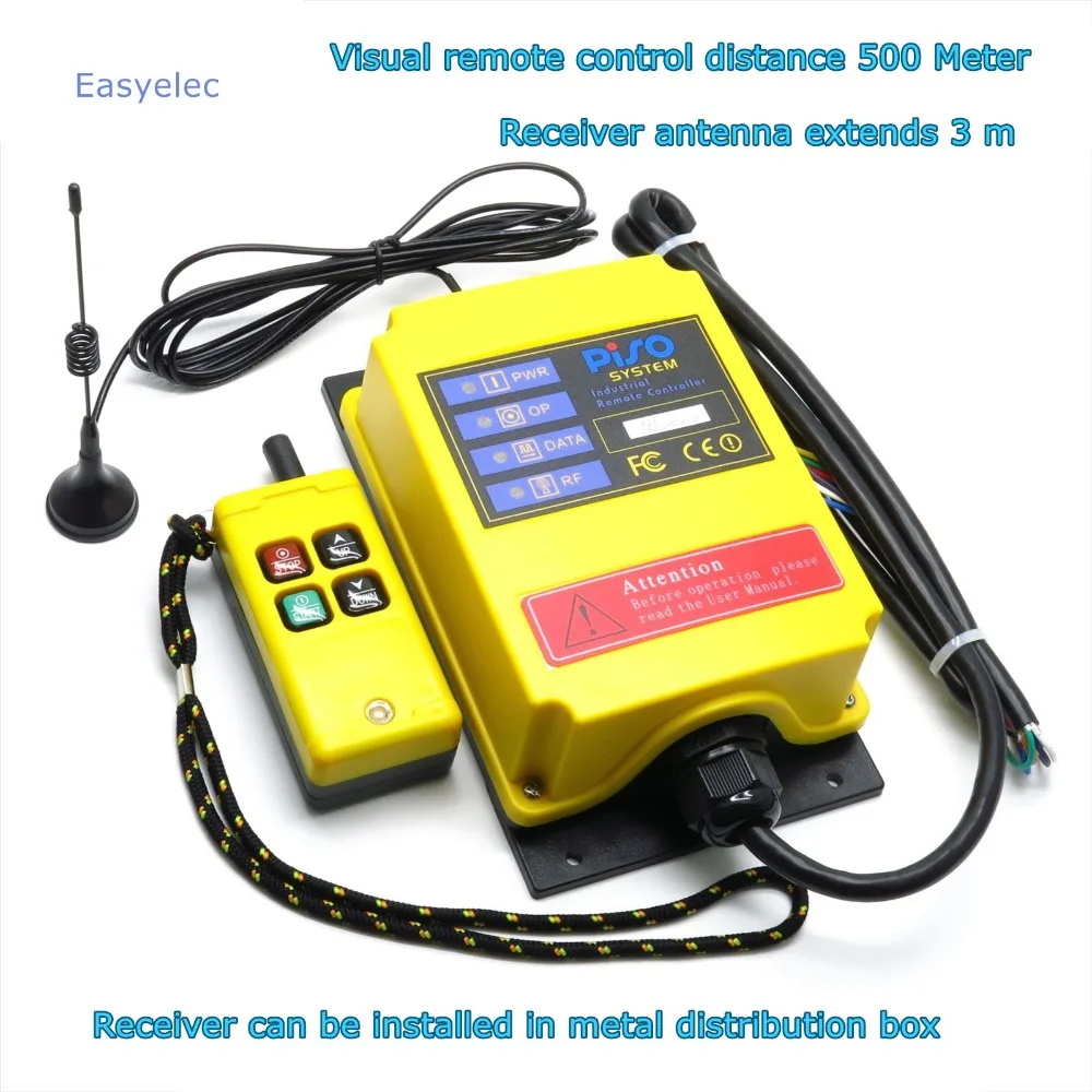 

Elevator 500 meters long-distance industrial wireless remote control F21-2S-Y Industrial Remote Control