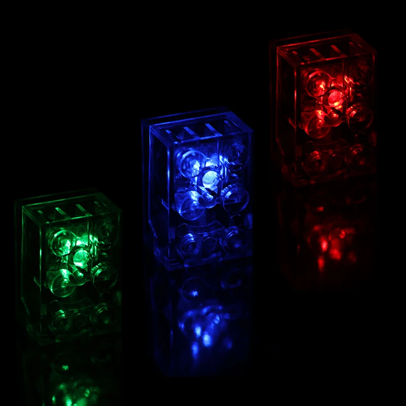 LED light 5pcs/lot for Lego Building Block lighting up Bricks For lego /pin/ Creator House DIY Toys For Children