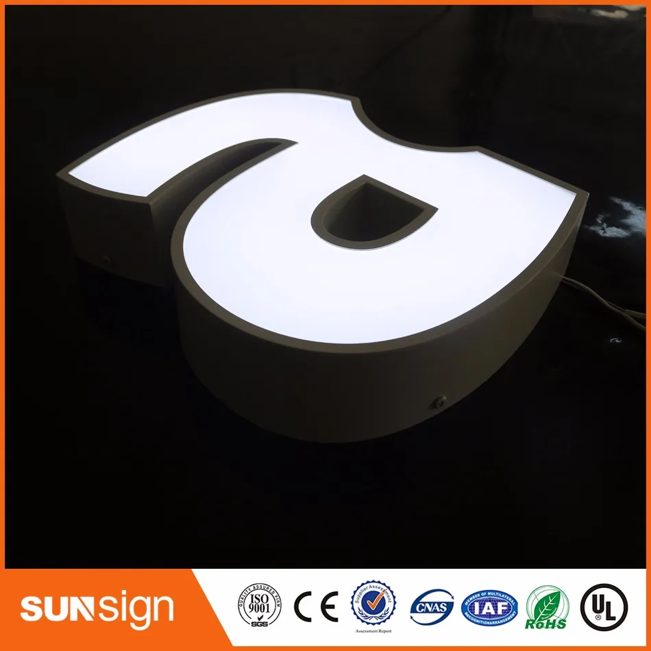 Factory Outlet Outdoor Acrylic LED luminous letter sign