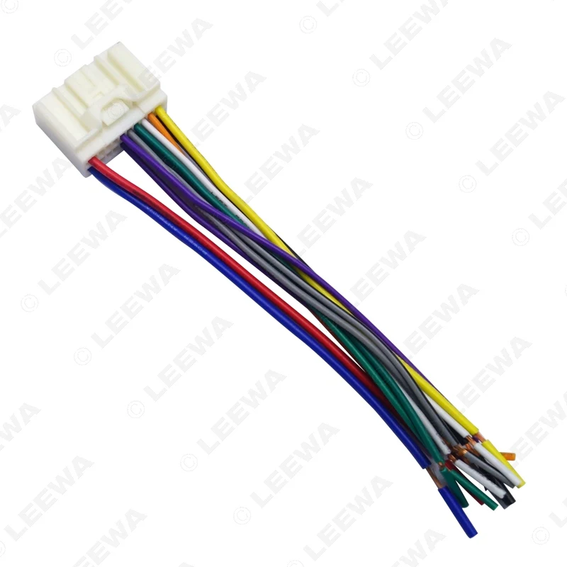 LEEWA Radio samochodowe Audio CD Adapter wiązki przewodów zasilających do Mitsubishi Lancer/Outlander/Mirage Toyota Crown/ Land Cruiser/Prado — zdjęcie 5