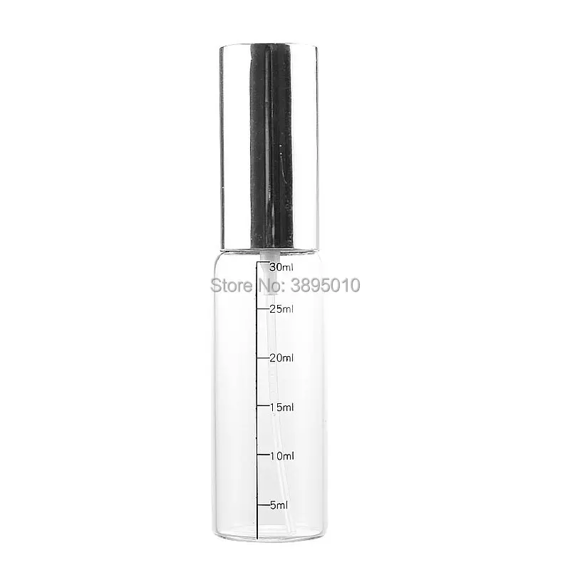 30ml Glass Perfume Scale Bottle Clear Glass Spray Bottle Cosmetic Empty Parfum Packaging Bottle F338