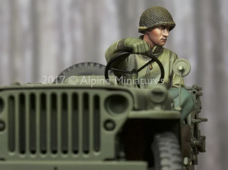 1:35 Resin kit  US Jeep Driver