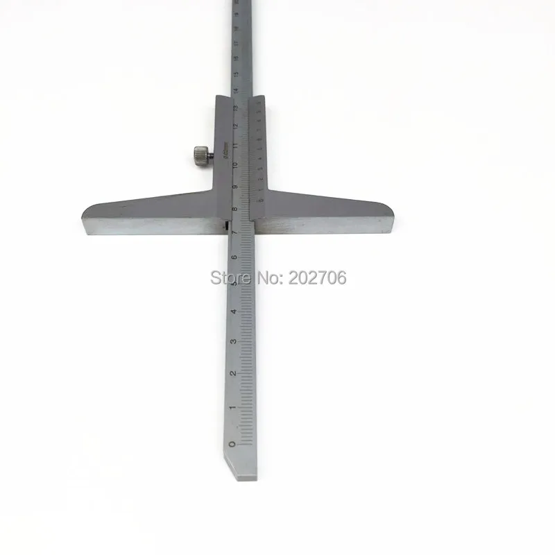 150mm 200mm 300mm Depth Vernier Calipers Stainless Steel Vernier Caliper Gauge Micrometer Angular Dial Tool Ruler Gauge