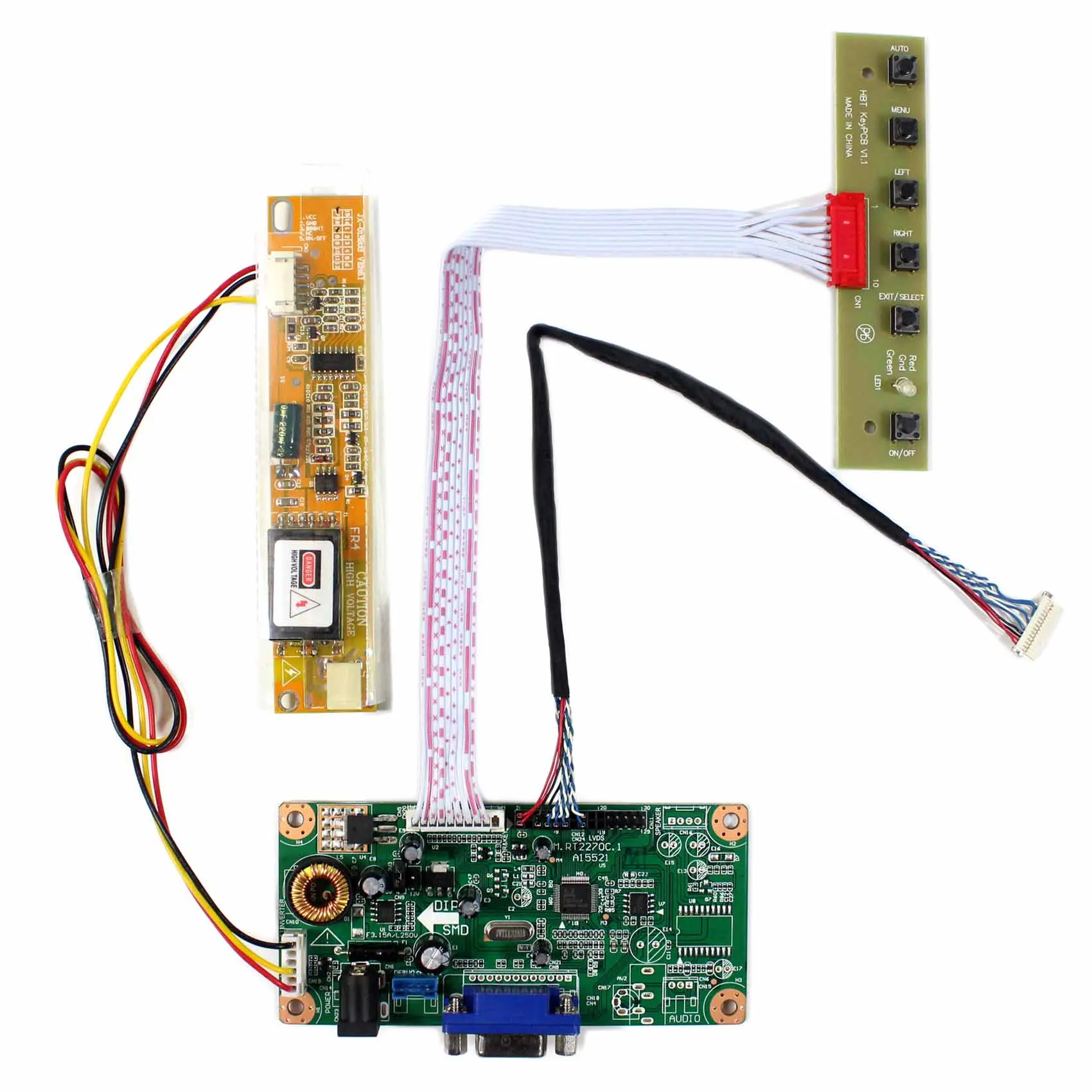 

VGA LCD Controller Board RT2270C-A Work For 10inch 800x600 TM100SV-02L02 LCD Screen