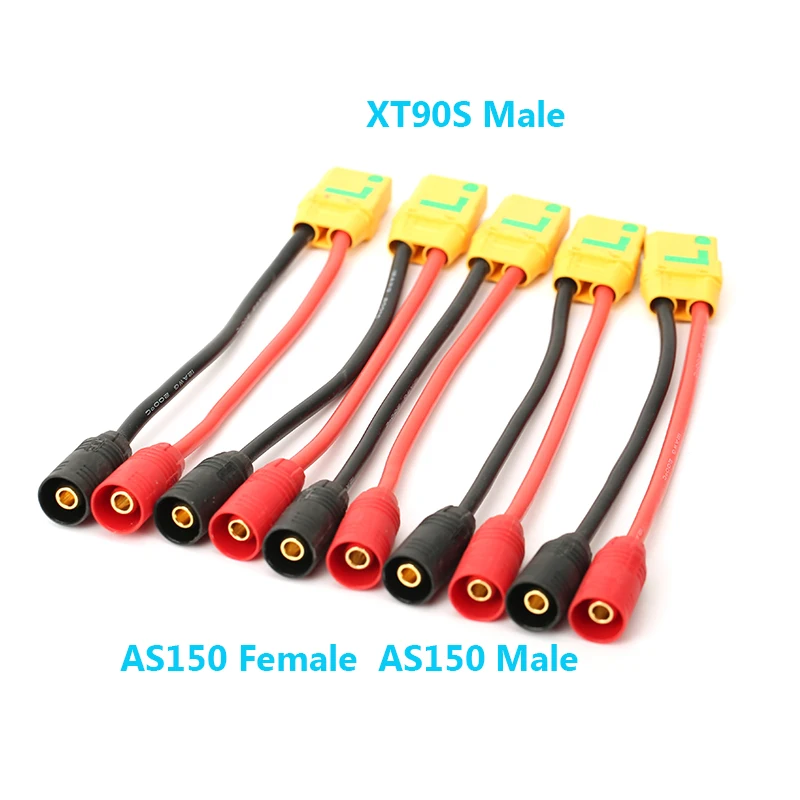 Amass XT90 XT90S Turn AS150 Female AS150 Male Bullet Connector For RC DIY FPV Quadcopter brushless motor