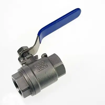 

DN25 G1" Straight Full Ports 304 Stainless Steel 2-Piece Ball Valve Water Oil