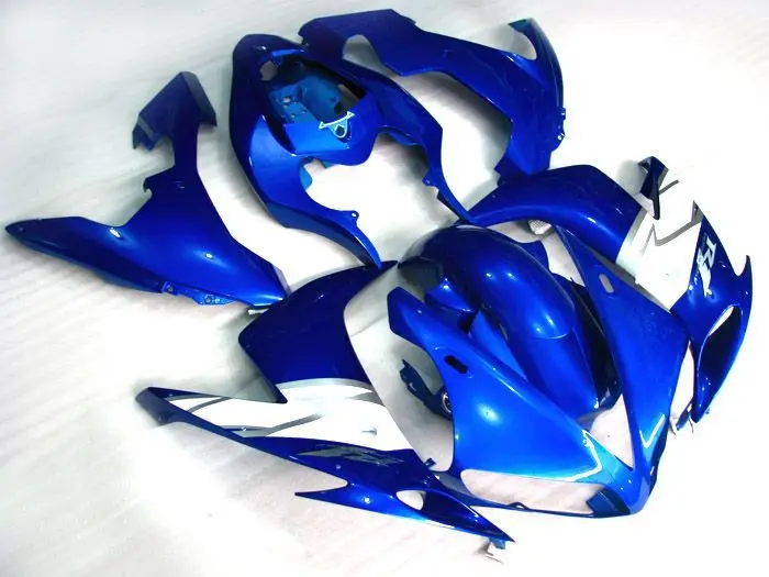 Fashion Hot White Blue Bodywork Motorcycle Fairing Injection Mold For 2004 2005 2006 YAMAHA YZF1000 R1 04-06 05 (7) [CK817]