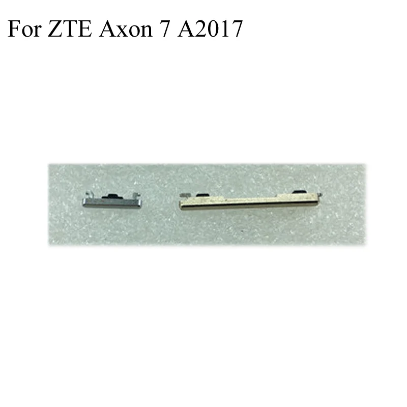 Gold gray Side Button  For ZTE Axon 7 Axon7 A2017 A 2017 Power On Off Button + Volume Button Side Button Set Replacement Repair