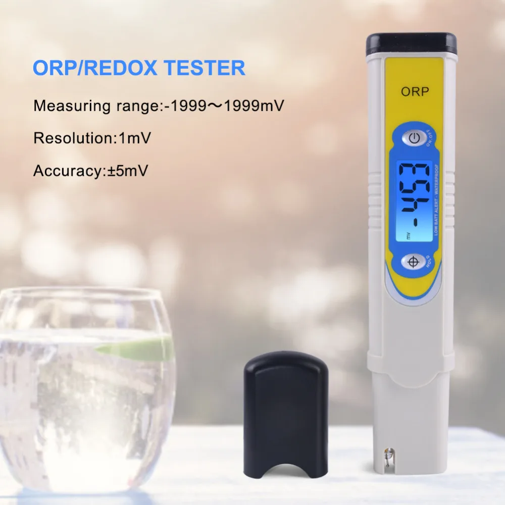 

Portable Digital Water Quality Analyzer Negative Potential Test Pen ORP Meter Water Quality Tester Redox Test Pen