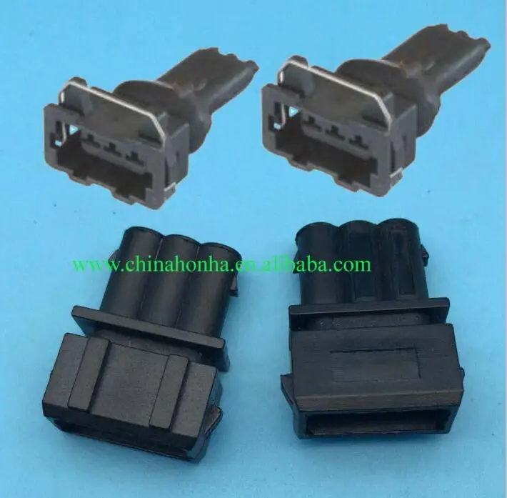 

Free shipping 5pcs 3pin auto wire harness connector, waterproof male female connectors 357972763 357 972 763