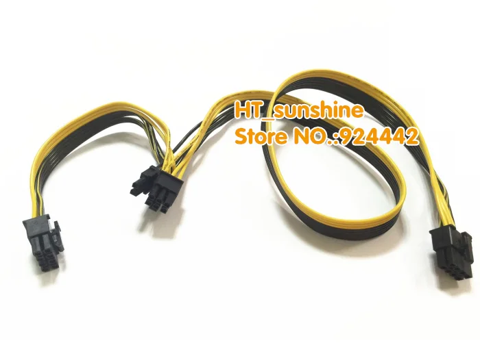 Nuovo 8Pin PCI-E a 2-porte 8pin (6 + 2) adattatore di Alimentazione della Scheda Video Grafica Modulare Cavo Per Corsair AX 1200 AX1200