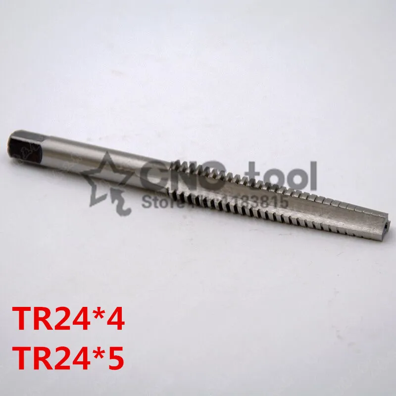 Free shipping 1PCS TR24*4 high speed steel ladder shaped screw machine screw tap, tap machine T type screw thread