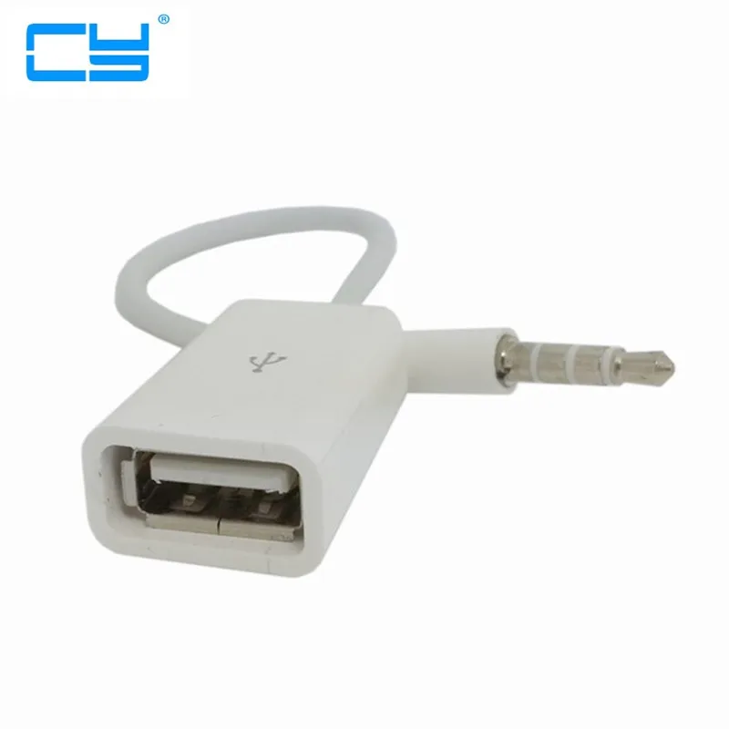 Sincronizacao سيارة 3 5 مللي متر masculino Aux الصوت الفقرة USB feminino الفقرة USB فلاش القرص leitor دي cartao