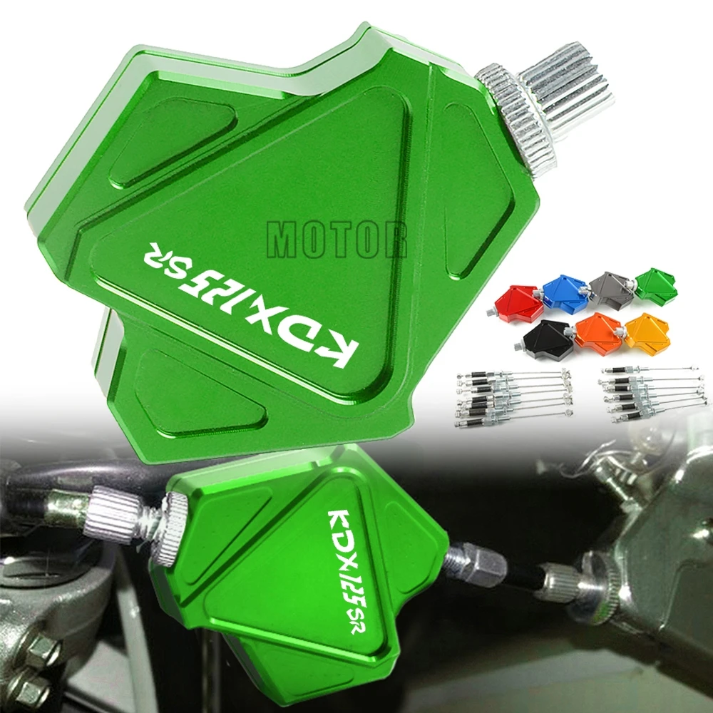 Для Kawasaki KDX125SR 1990-1999 KDX125 KDX 125 SR Мотоцикл CNC Мотокросс Кроссовый велосипед тормозной рычаг сцепления легкая кабельная система