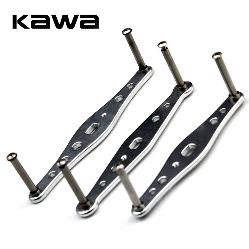 KAWA Fishing Straight Reel Handle Alloy Aluminum Materials Fishing Rocker High Quality Fishing Reel Accessory Hole size 8X5mm