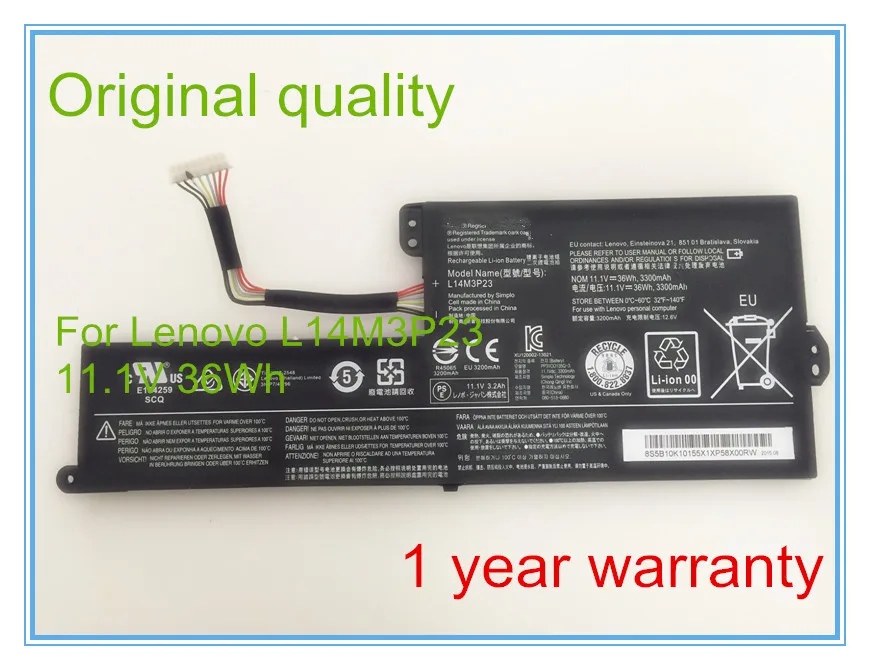 

New Original Chromebook N21 Laptop Battery for L14M3P23 5B10H33230 36Wh 3300mAh