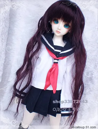 1/6 1/4 1/3 BJD Student sailor suit Shirt + Skirt set for SD clothing BJD doll accessories,Not included doll,shoes,wig,and other