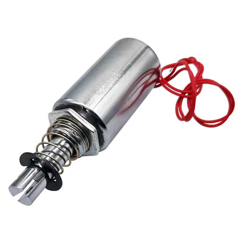 DC 12V/DC 24V MQ8-Z15 Pull Type Linear Motion Tubular Solenoid electromagnet Electric Magnetic 1kg Initial suction