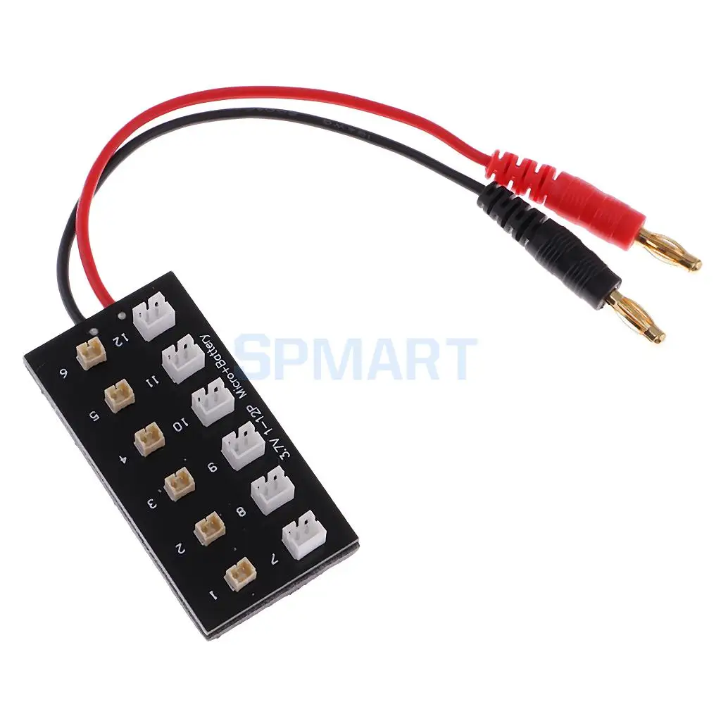 3.7V 1S Balance Charging Board Micro JST-PH Parallel Connect Plate for Blade Inductrix