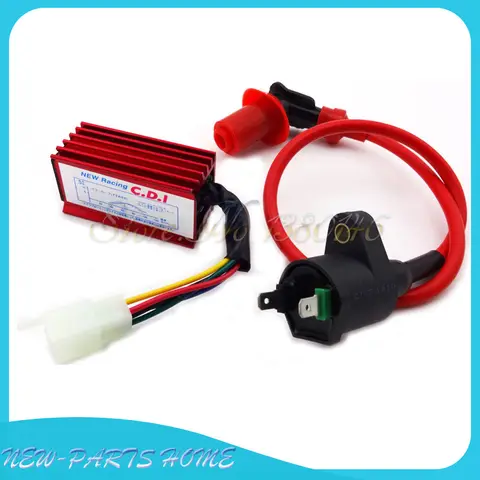 Racing CDI + Ignition Coil For Honda Dio Elite SB50 SA50 Spree SYM DD50 Arnada