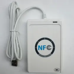 Sin contacto lector USB RFID NFC ACR122U puerto de tarjetas inteligentes y Escritor + 5PCS tarjeta RFID gratuito, Cumplimiento ISO 14443, envío libre